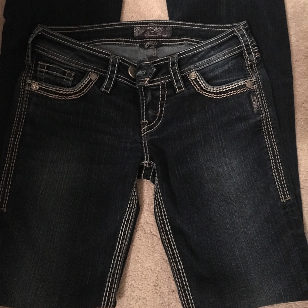 Silver jeans